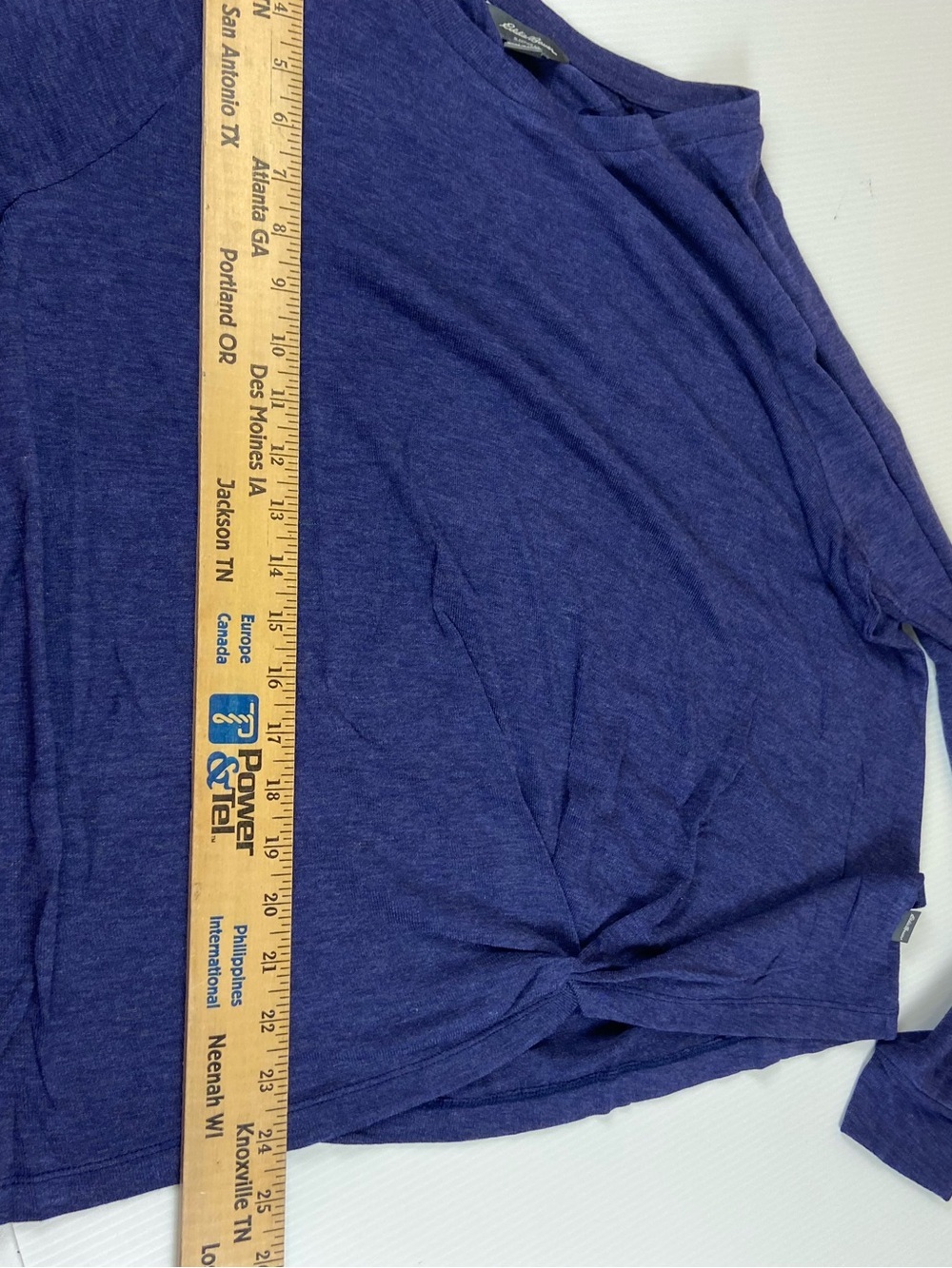 Eddie Bauer NWT 2 Pc Pajama Set Blue Long Sleeve Lounge Sleepwear M - Picture 10 of 14